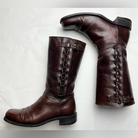 Bottega Veneta Dark Brown Leather Boots - Picture 5 of 16